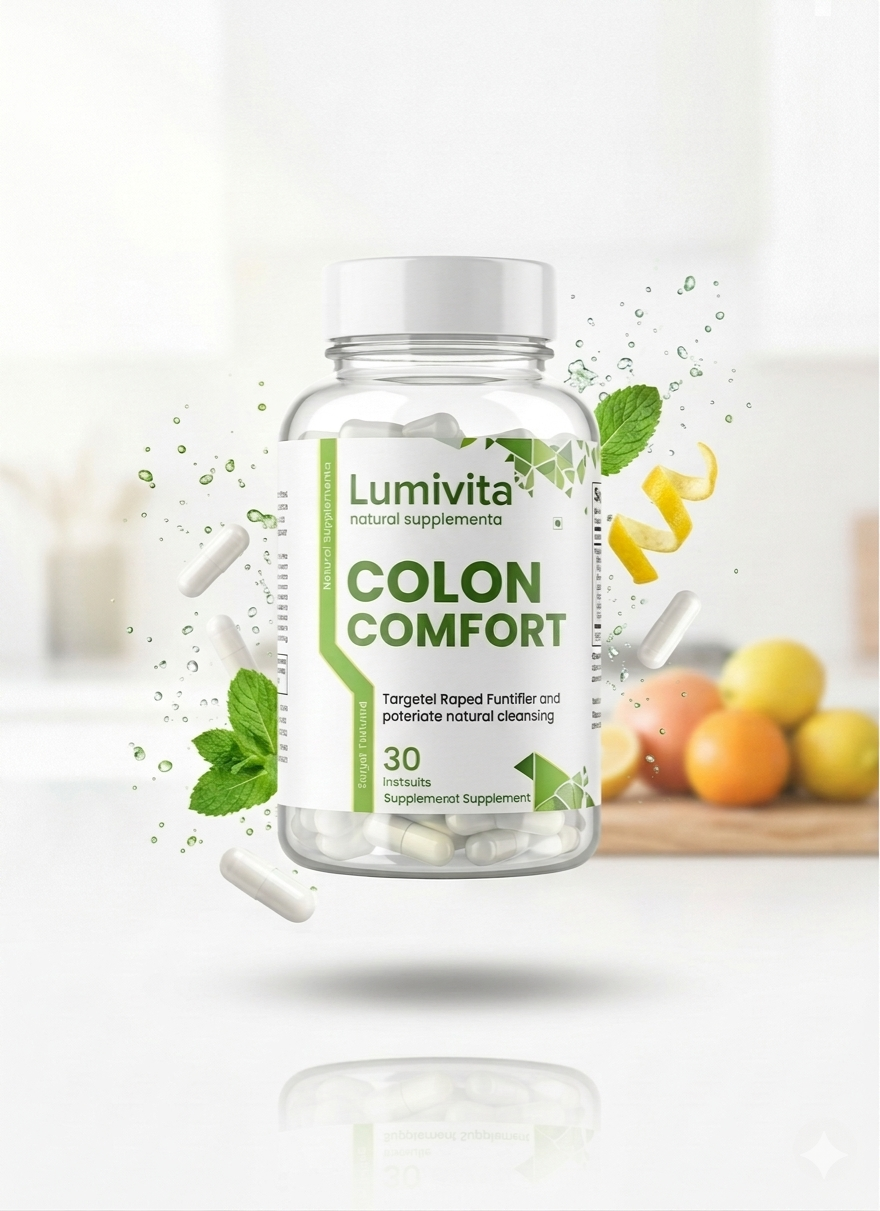 Colon Comfort الحل الطبيعي لراحة قولونك واستعادة نشاطك اليومي!